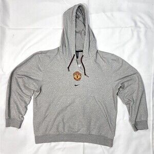 RARE Vintage Nike Center Swoosh Manchester United Hoodie Sz Small